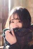 冬日户外浮光少女清纯图